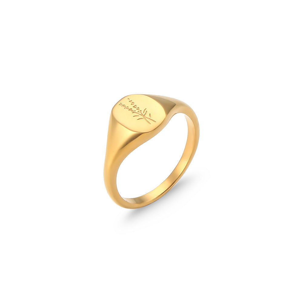 Retro Stainless Steel Fashion Ring