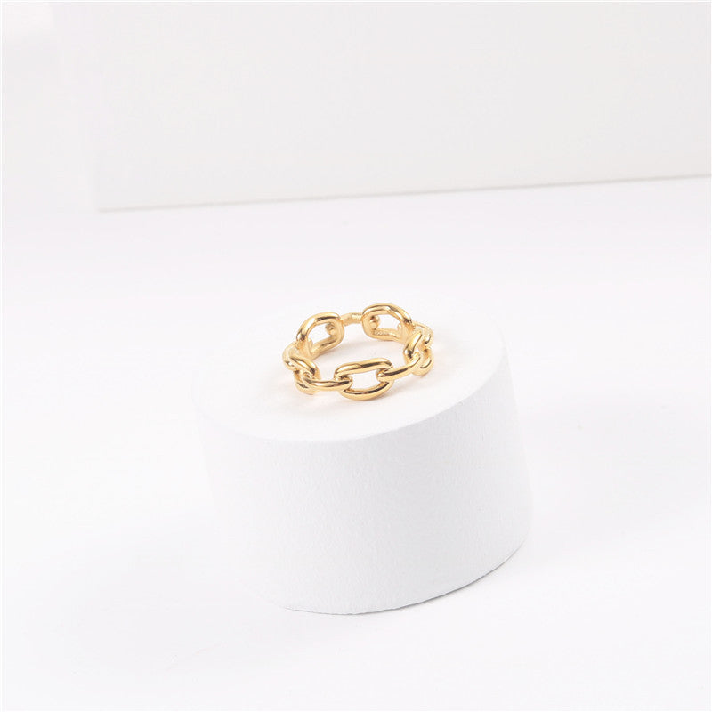 Gold or Plated Chain Ring