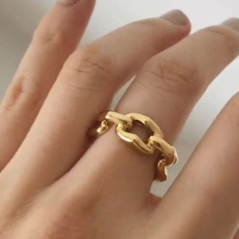 Gold or Plated Chain Ring
