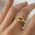 Gold or Plated Chain Ring