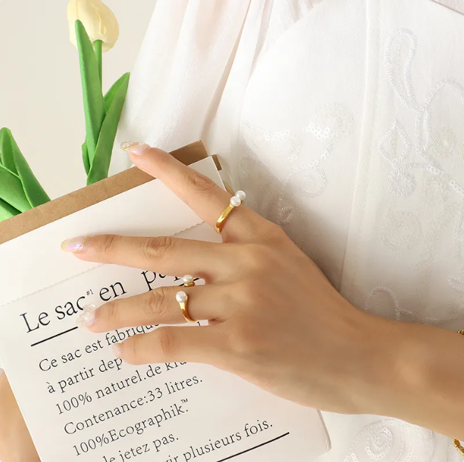 Modern U-Shaped Statement Ring